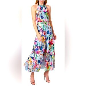 Milly Hayden Metallic Tulip Dress Size 4